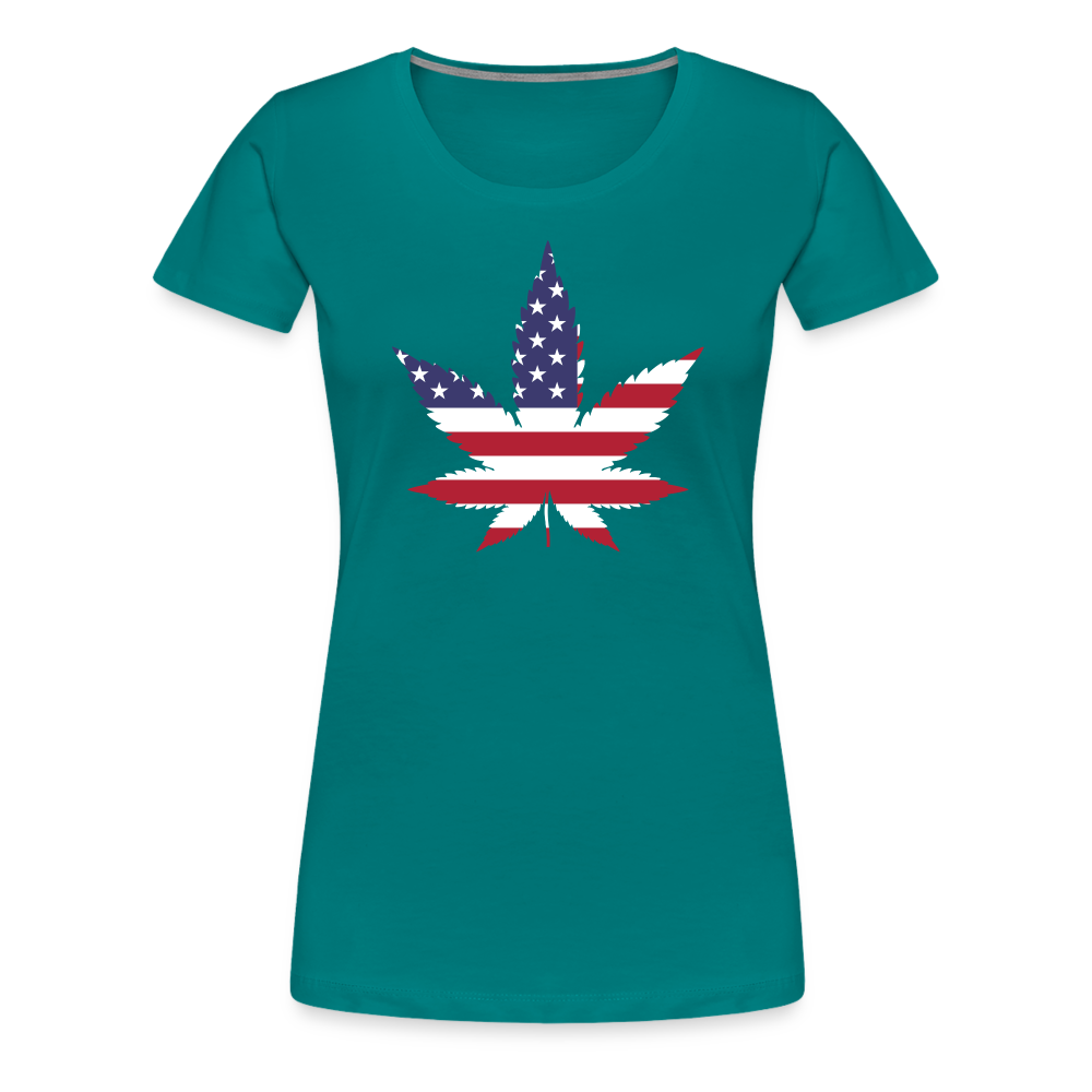 USA Weed merch Frauen Premium T-Shirt - Divablau