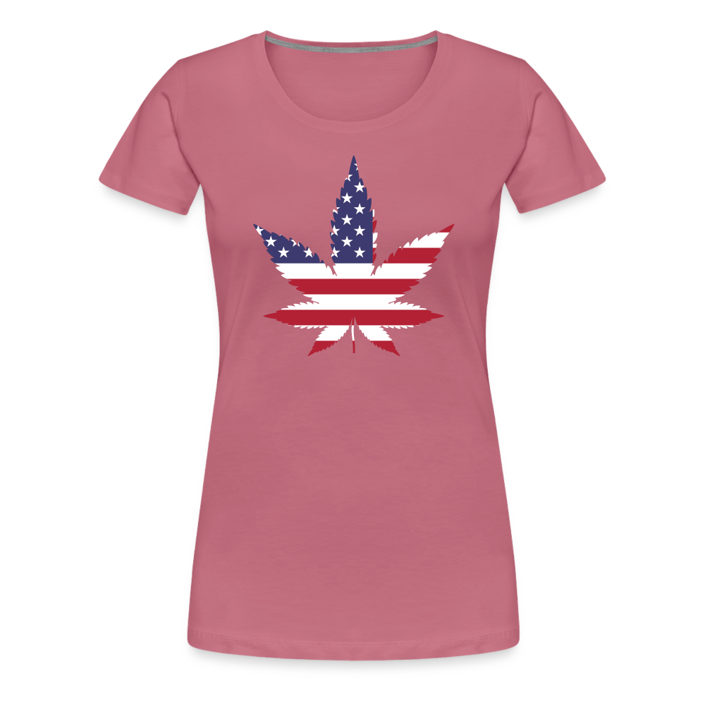USA Weed merch Frauen Premium T-Shirt - Malve