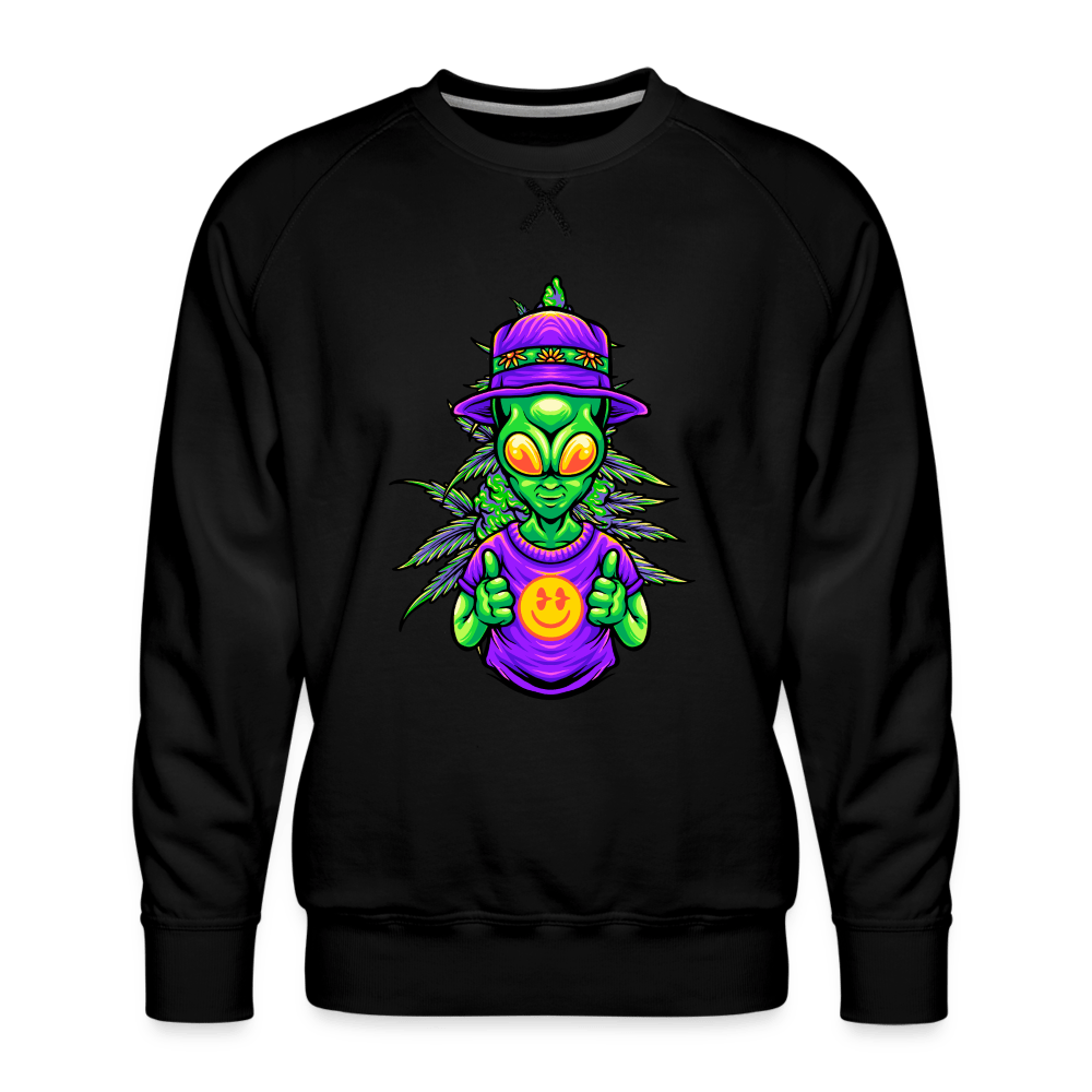 Alien Like Weed Männer Cannabis Pullover - Cannabis Merch