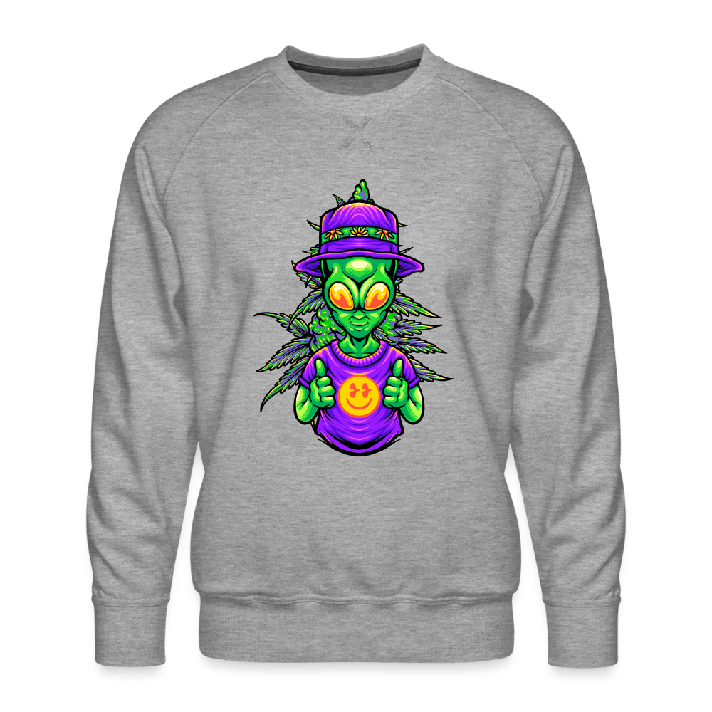 Alien Like Weed Männer Cannabis Pullover - Cannabis Merch