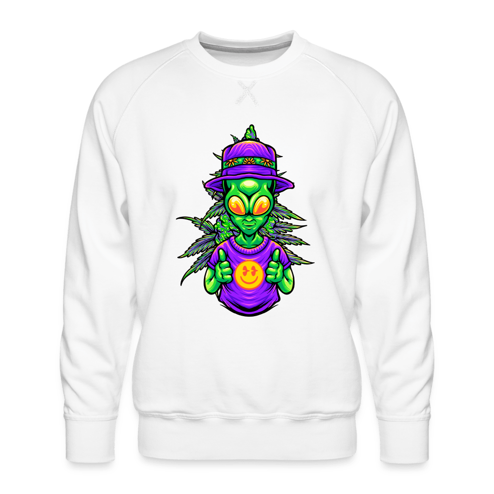 Alien Like Weed Männer Cannabis Pullover - Cannabis Merch