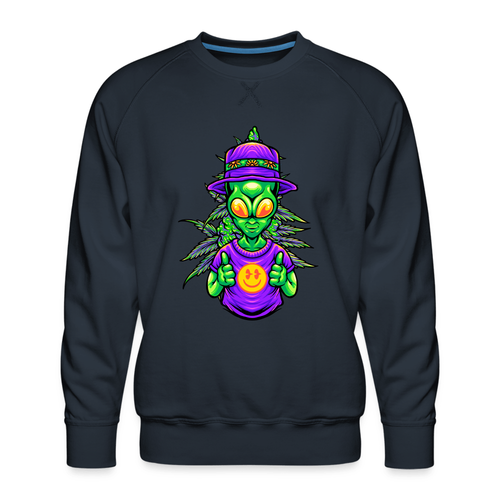 Alien Like Weed Männer Cannabis Pullover - Cannabis Merch