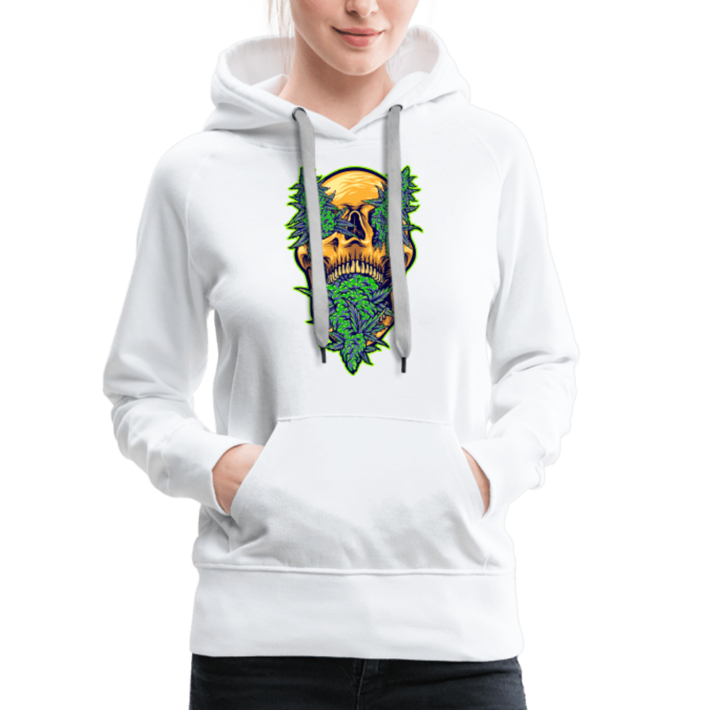 Buds im Schädel Damen Cannabis Hoodie - Cannabis Merch