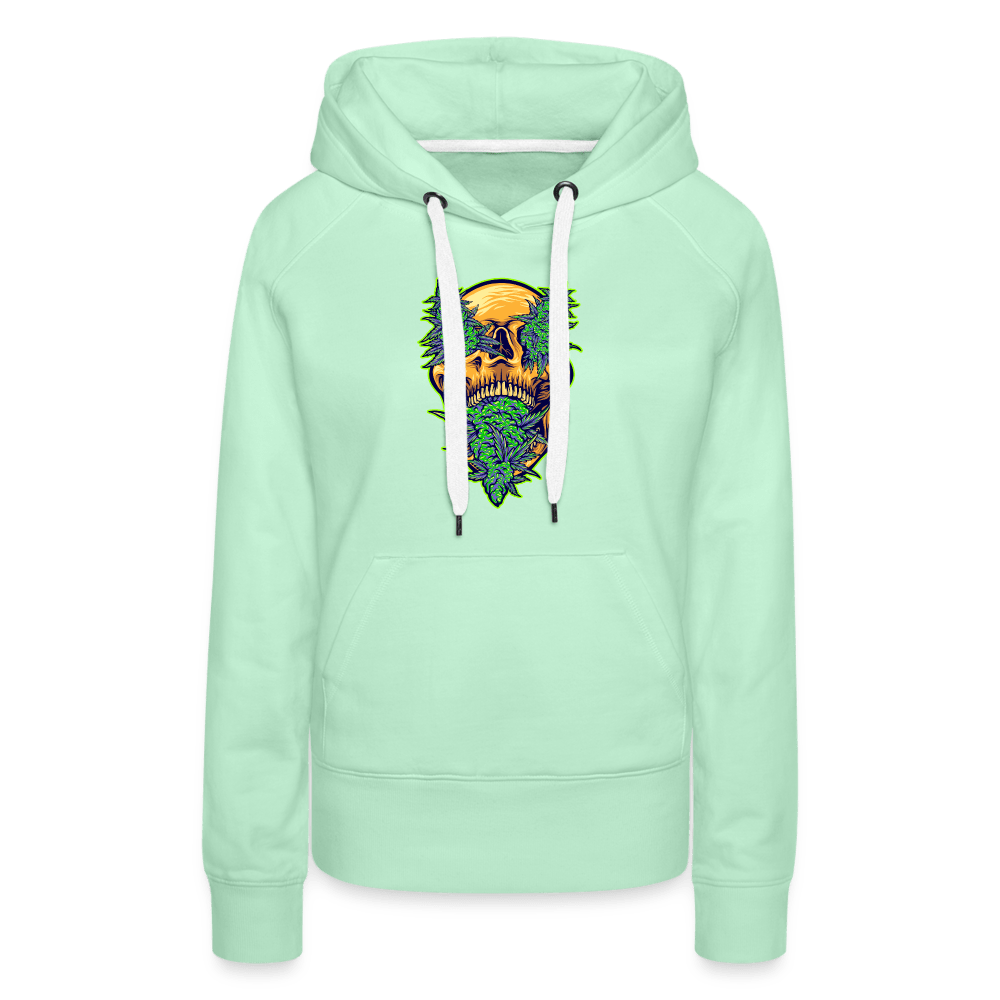 Buds im Schädel Damen Cannabis Hoodie - Cannabis Merch