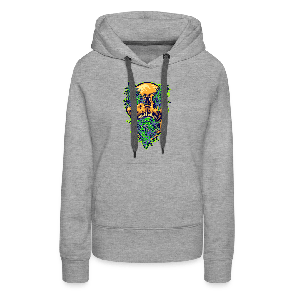 Buds im Schädel Damen Cannabis Hoodie - Cannabis Merch