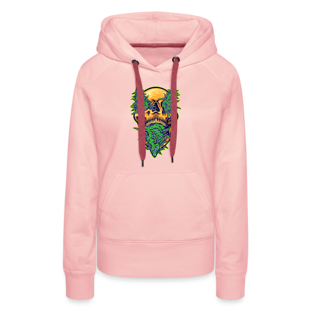 Buds im Schädel Damen Cannabis Hoodie - Cannabis Merch