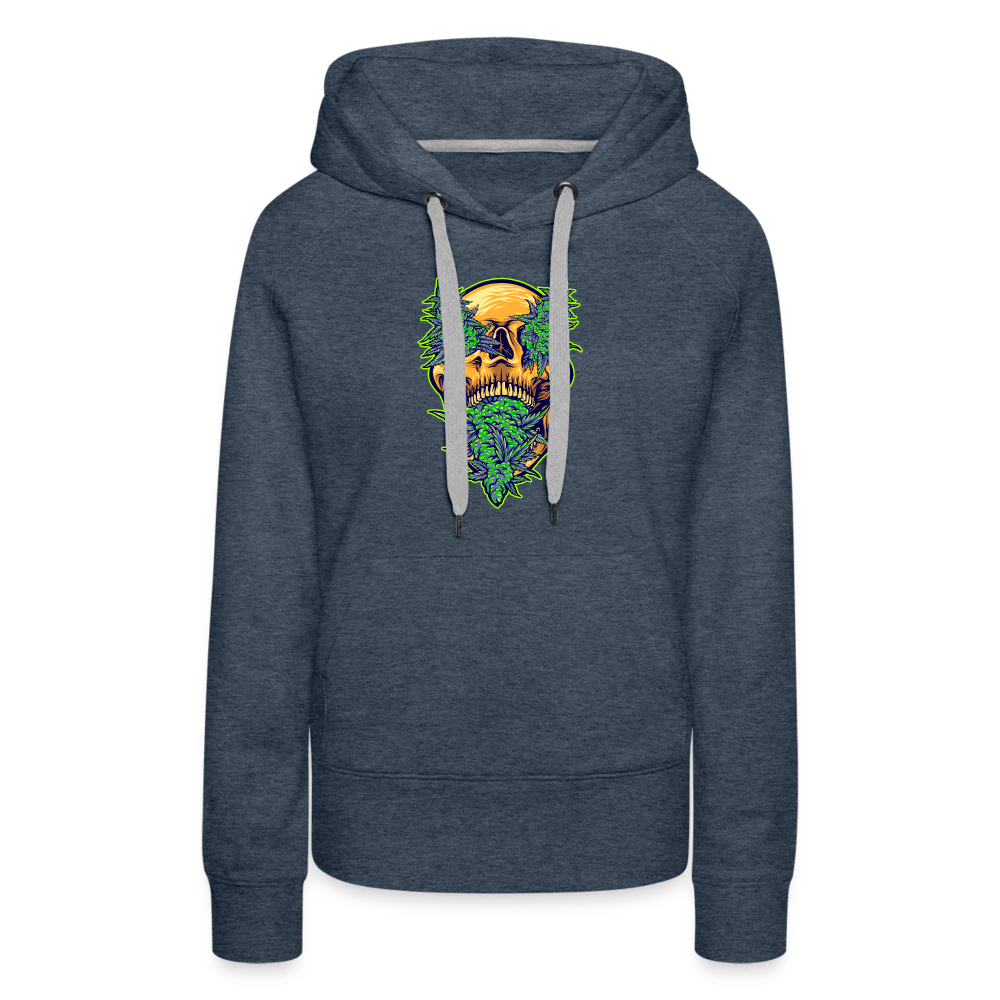 Buds im Schädel Damen Cannabis Hoodie - Cannabis Merch