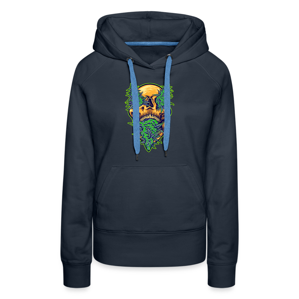 Buds im Schädel Damen Cannabis Hoodie - Cannabis Merch