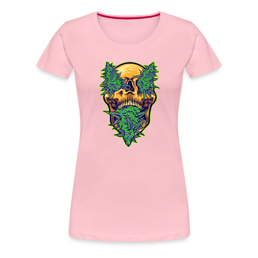 Buds im schädel Weed Frauen Premium T-Shirt - Hellrosa