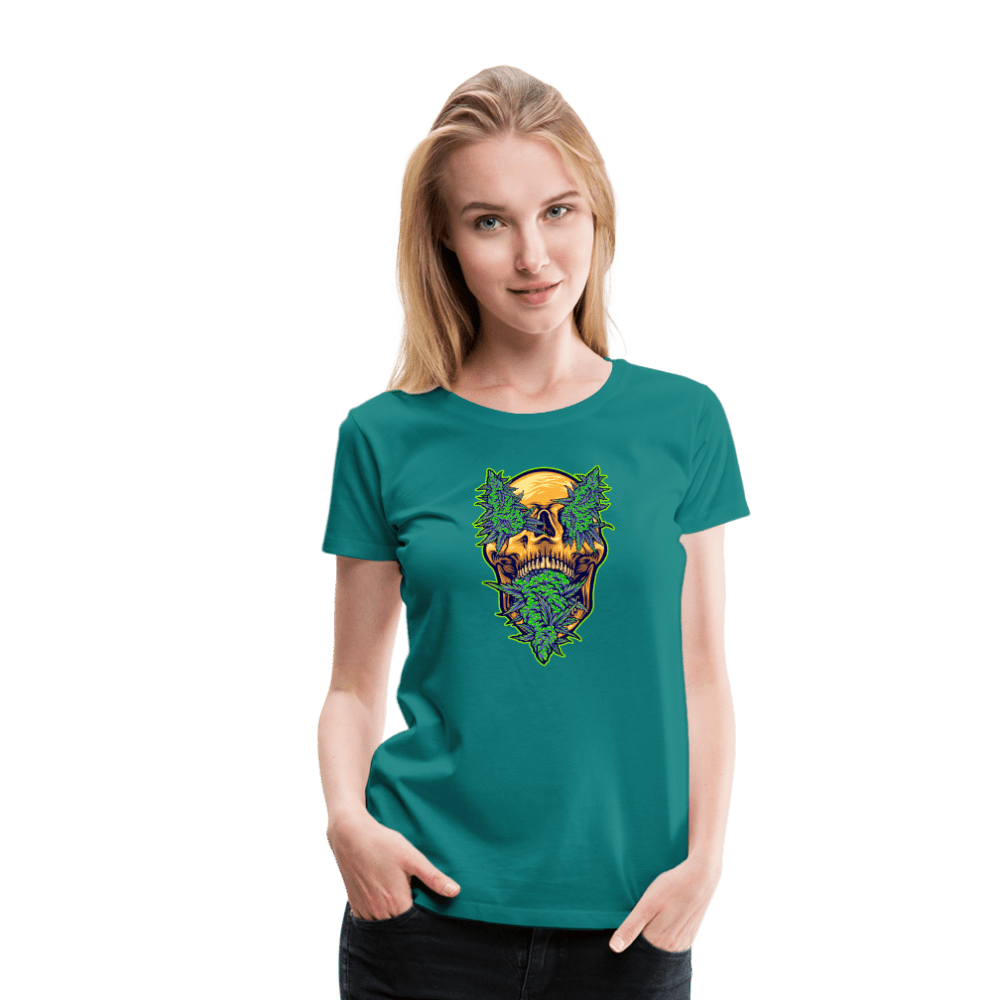 Buds im schädel Weed Frauen Premium T-Shirt - Divablau