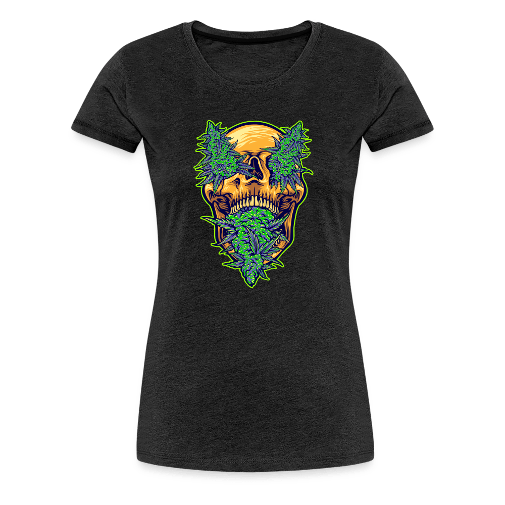 Buds im schädel Weed Frauen Premium T-Shirt - Anthrazit