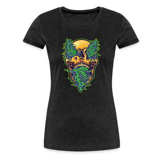 Buds im schädel Weed Frauen Premium T-Shirt - Anthrazit