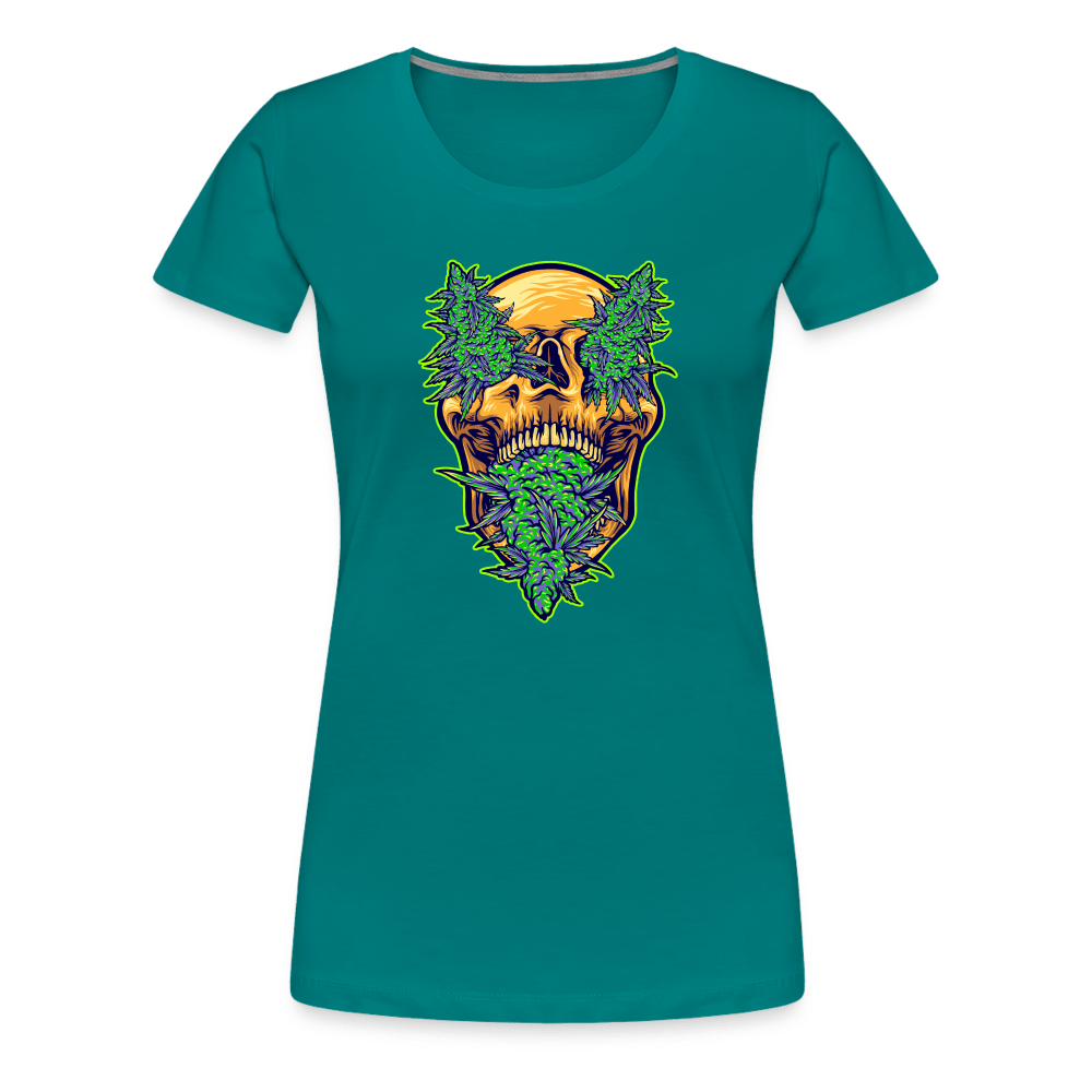 Buds im schädel Weed Frauen Premium T-Shirt - Divablau