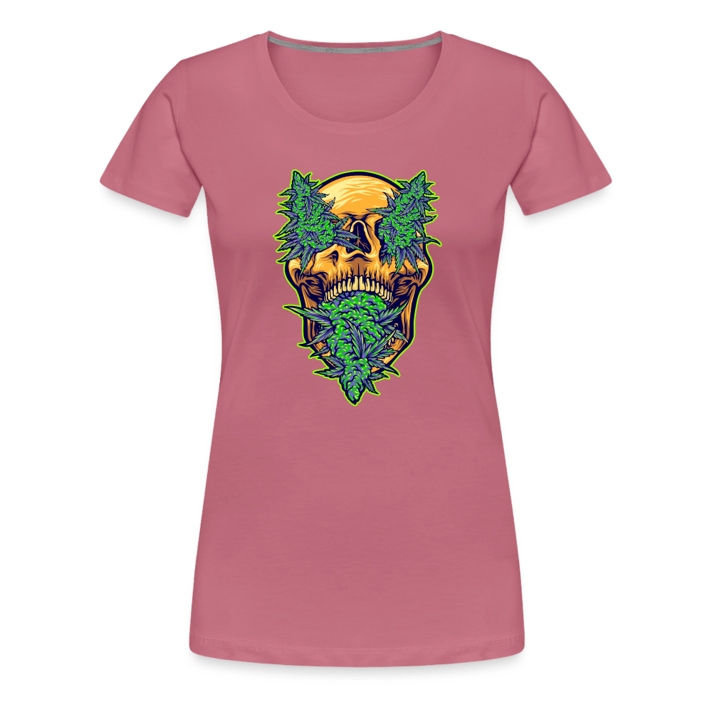 Buds im schädel Weed Frauen Premium T-Shirt - Malve