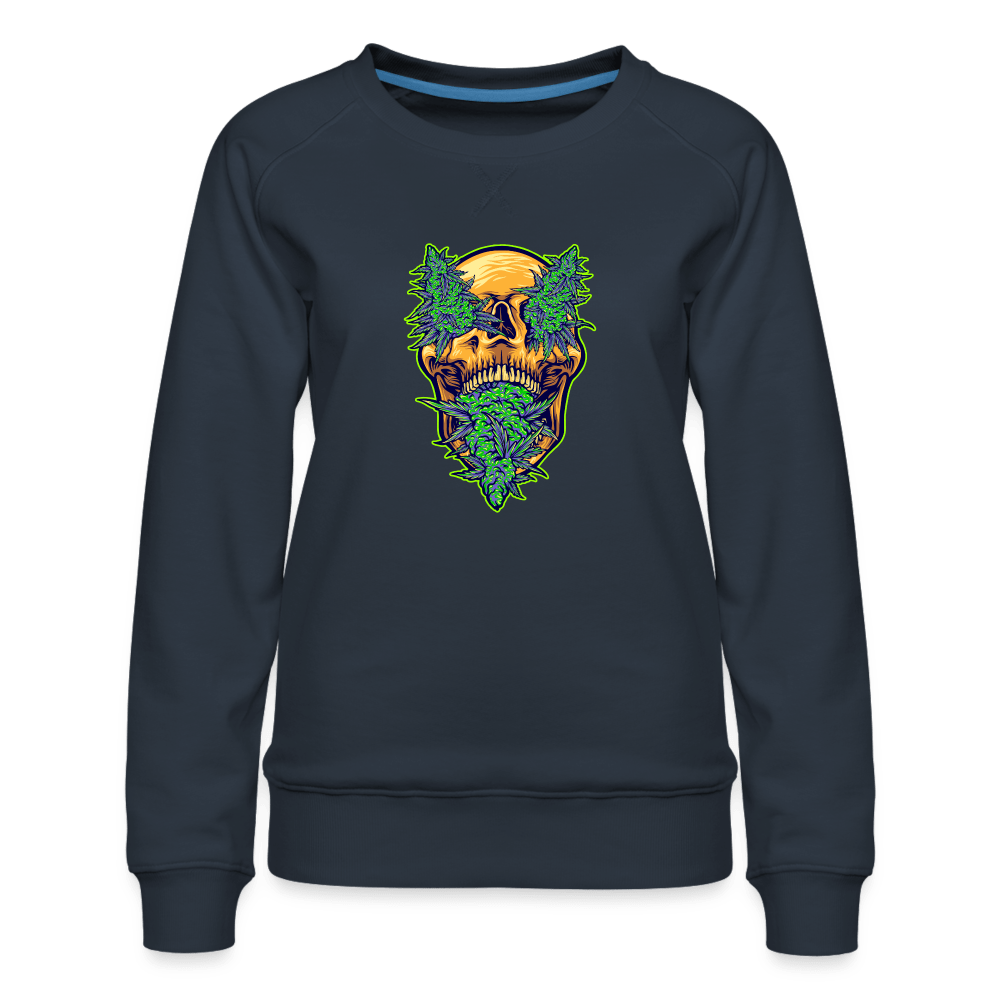 Buds im schädel Weed Damen Cannabis Pullover - Cannabis Merch