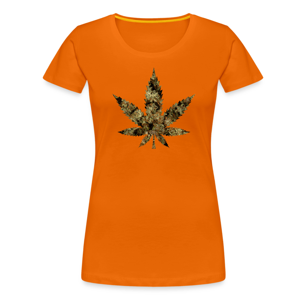Buds Weed Hanfblatt Damen Cannabis T-Shirt - Cannabis Merch
