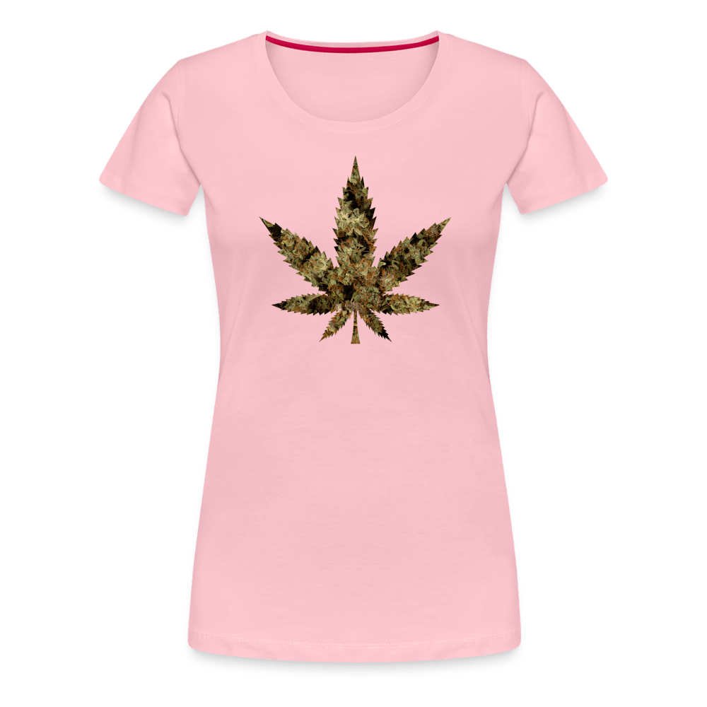 Buds Weed Hanfblatt Damen Cannabis T-Shirt - Cannabis Merch