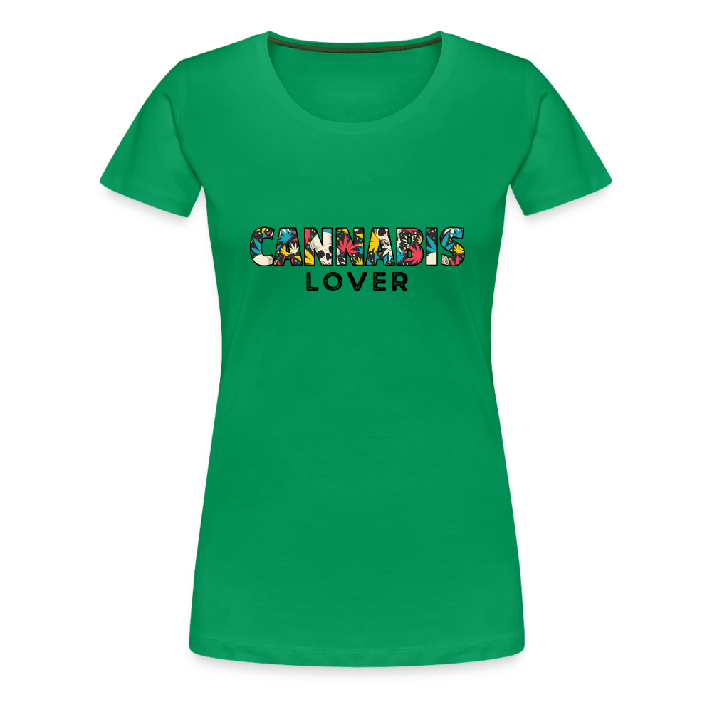 Cannabis Lover Frauen Weed T-Shirt - Kelly Green