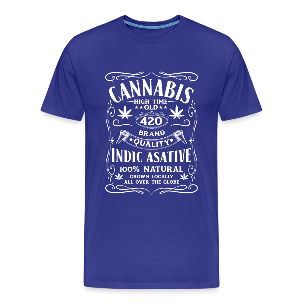 Cannabis T-Shirt Männer Premium T-Shirt - Königsblau