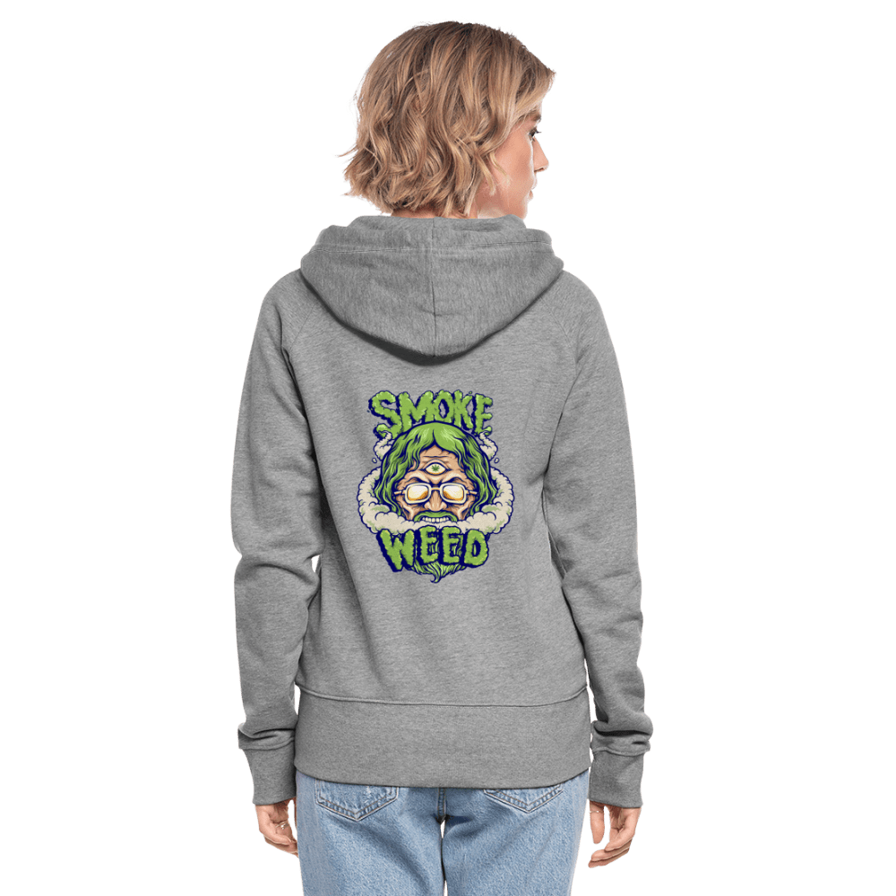 God Smoke Weed Damen Cannabis Kapuzenjacke - Cannabis Merch