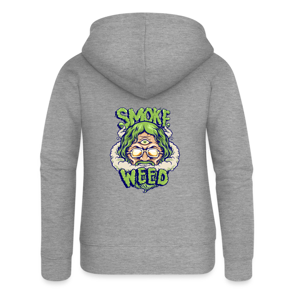 God Smoke Weed Damen Cannabis Kapuzenjacke - Cannabis Merch