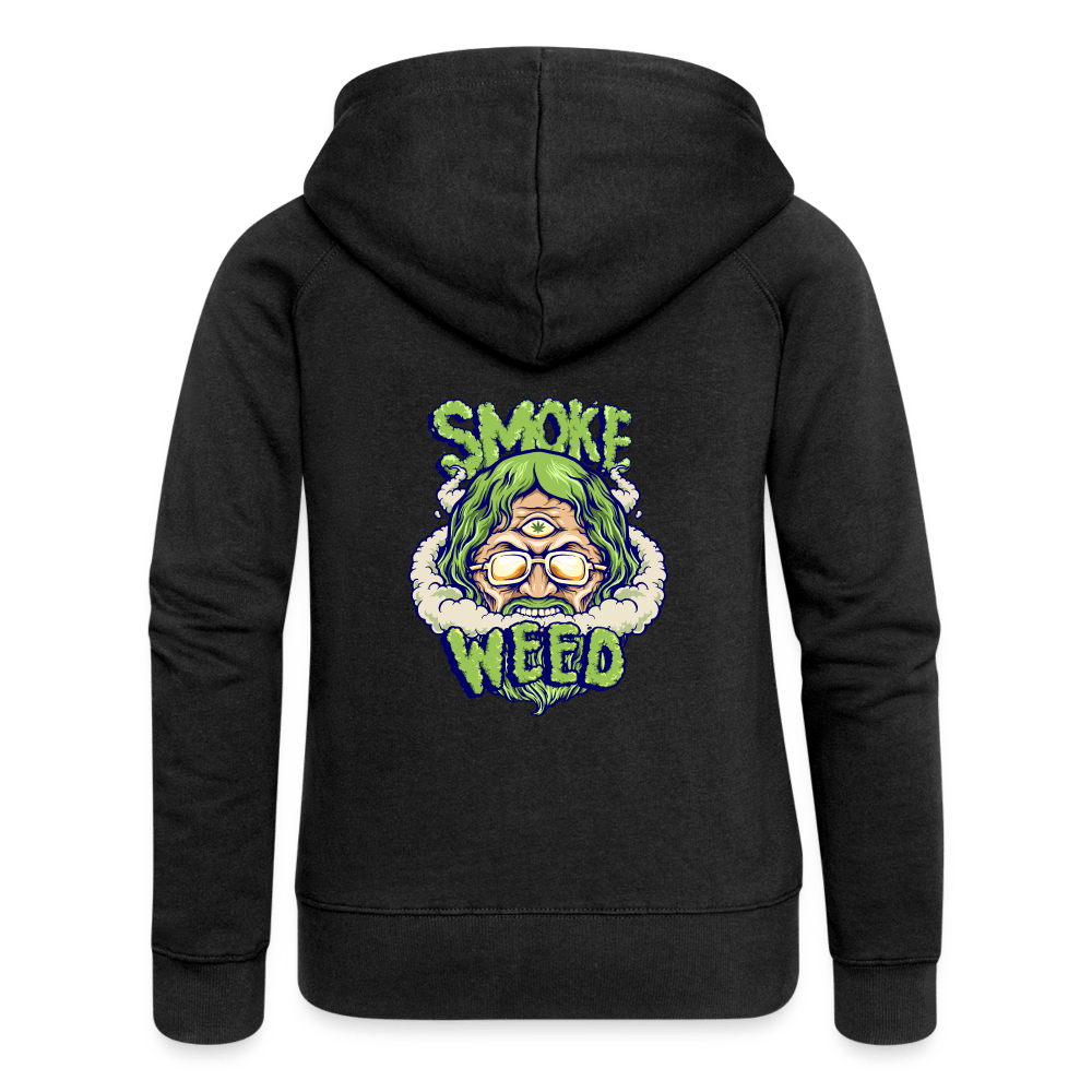 God Smoke Weed Damen Cannabis Kapuzenjacke - Cannabis Merch