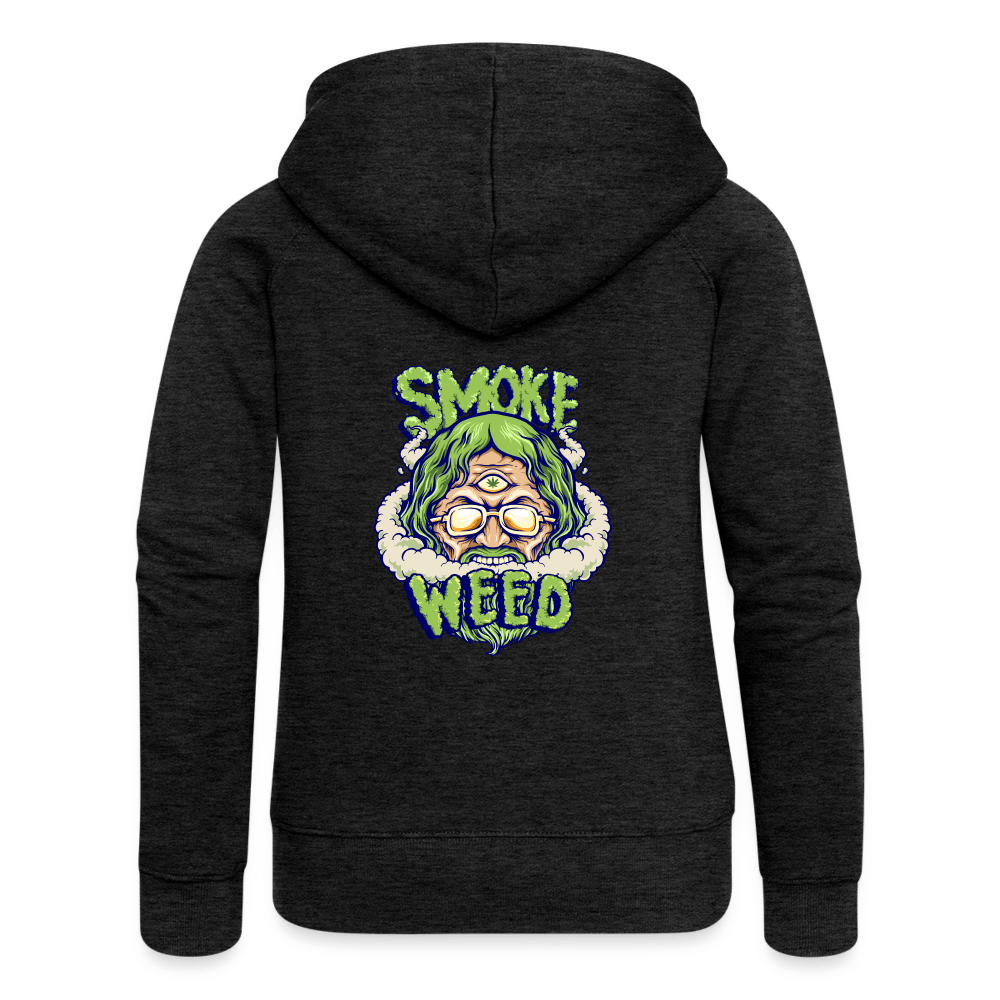 God Smoke Weed Damen Cannabis Kapuzenjacke - Cannabis Merch