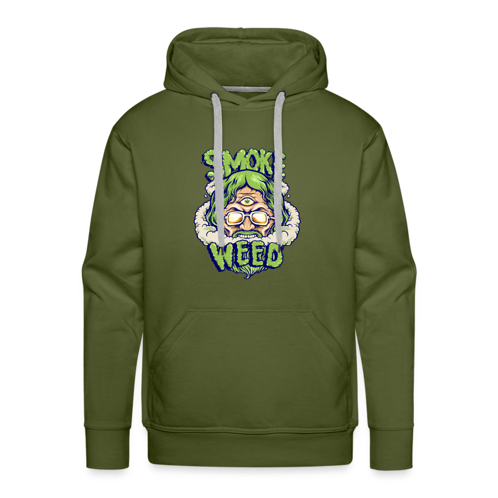 God Smoke Weed Herren Cannabis Hoodie - Cannabis Merch