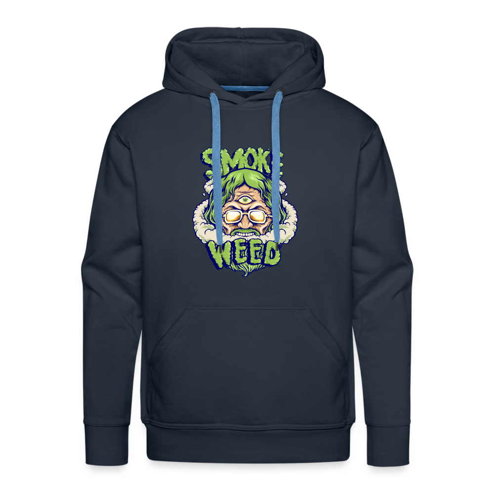 God Smoke Weed Herren Cannabis Hoodie - Cannabis Merch