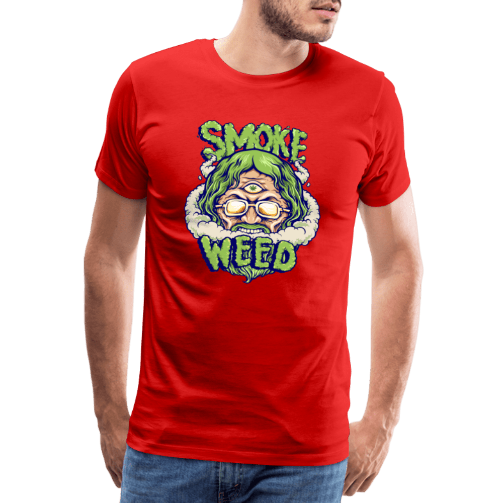 God Smoke Weed Herren Cannabis T-Shirt - Cannabis Merch