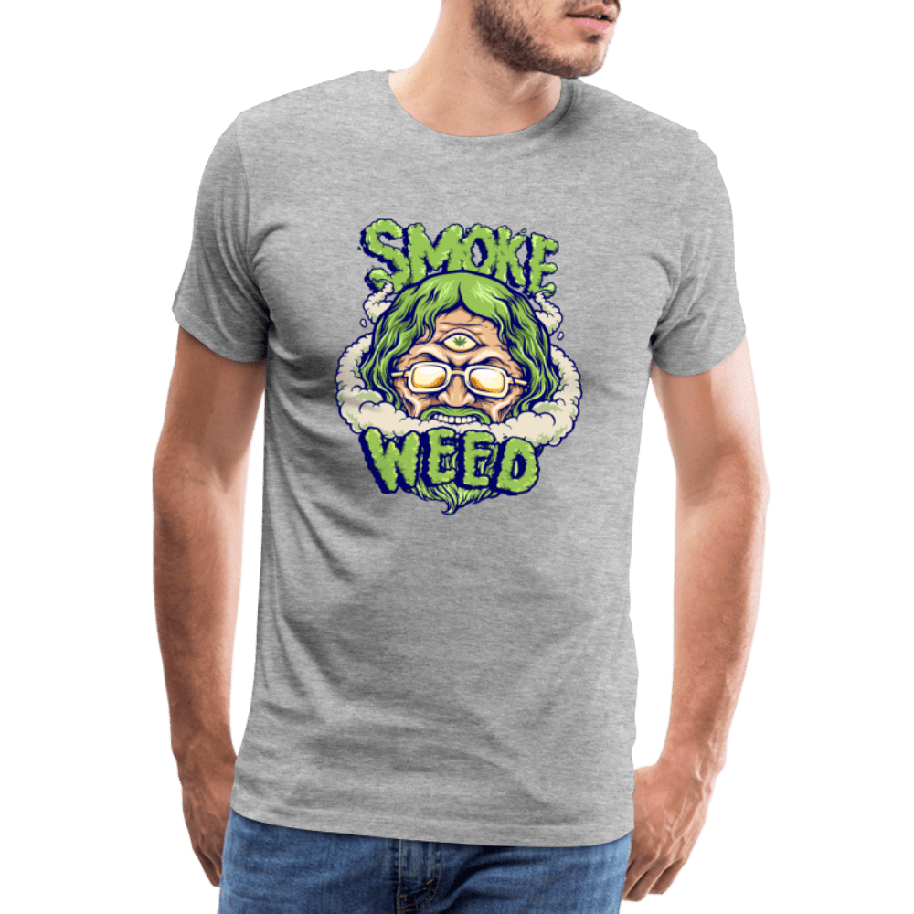 God Smoke Weed Herren Cannabis T-Shirt - Cannabis Merch