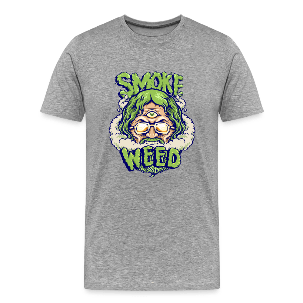 God Smoke Weed Herren Cannabis T-Shirt - Cannabis Merch