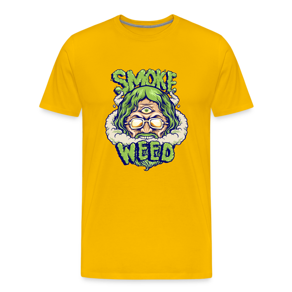 God Smoke Weed Herren Cannabis T-Shirt - Cannabis Merch