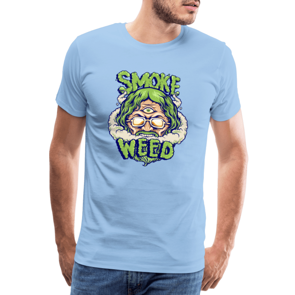 God Smoke Weed Herren Cannabis T-Shirt - Cannabis Merch