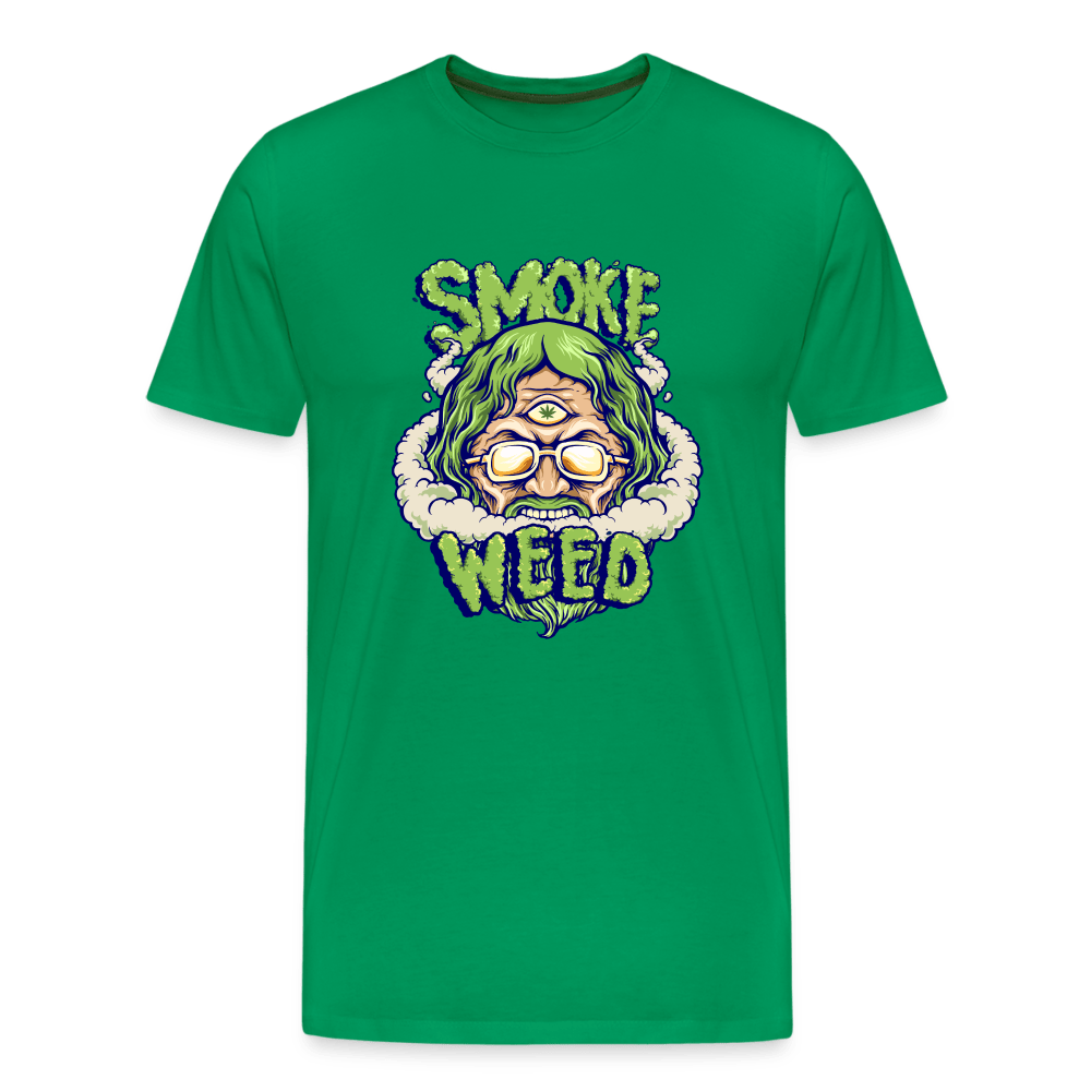 God Smoke Weed Herren Cannabis T-Shirt - Cannabis Merch