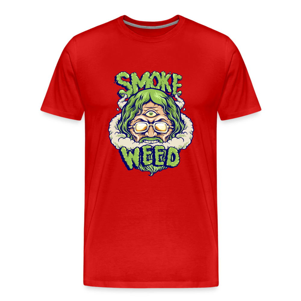 God Smoke Weed Herren Cannabis T-Shirt - Cannabis Merch