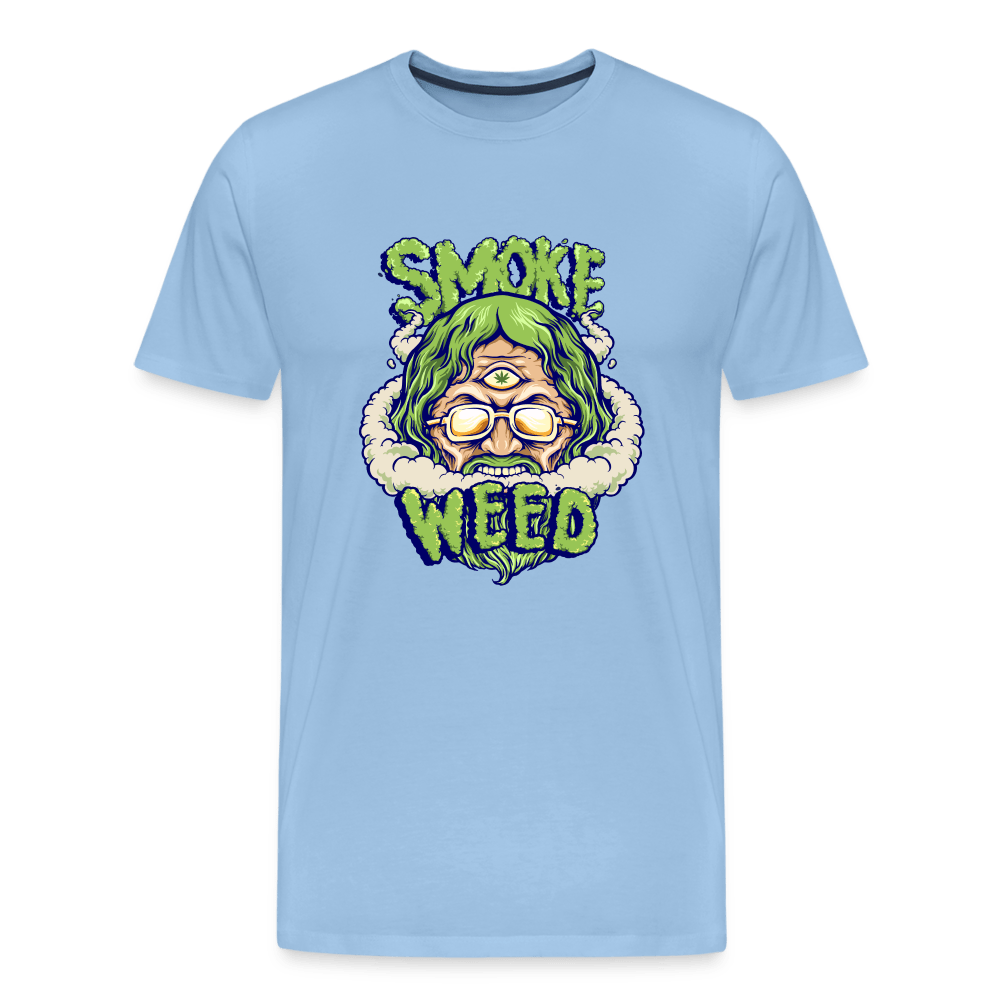 God Smoke Weed Herren Cannabis T-Shirt - Cannabis Merch