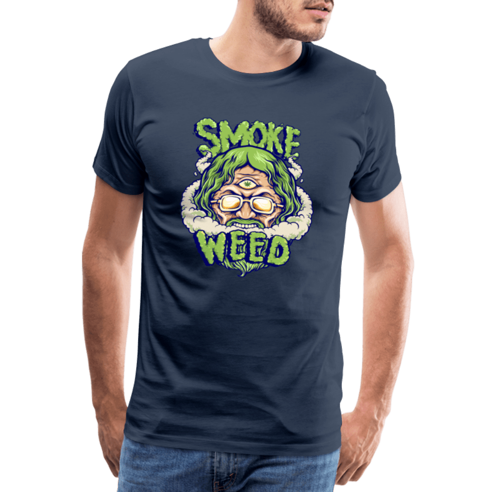 God Smoke Weed Herren Cannabis T-Shirt - Cannabis Merch