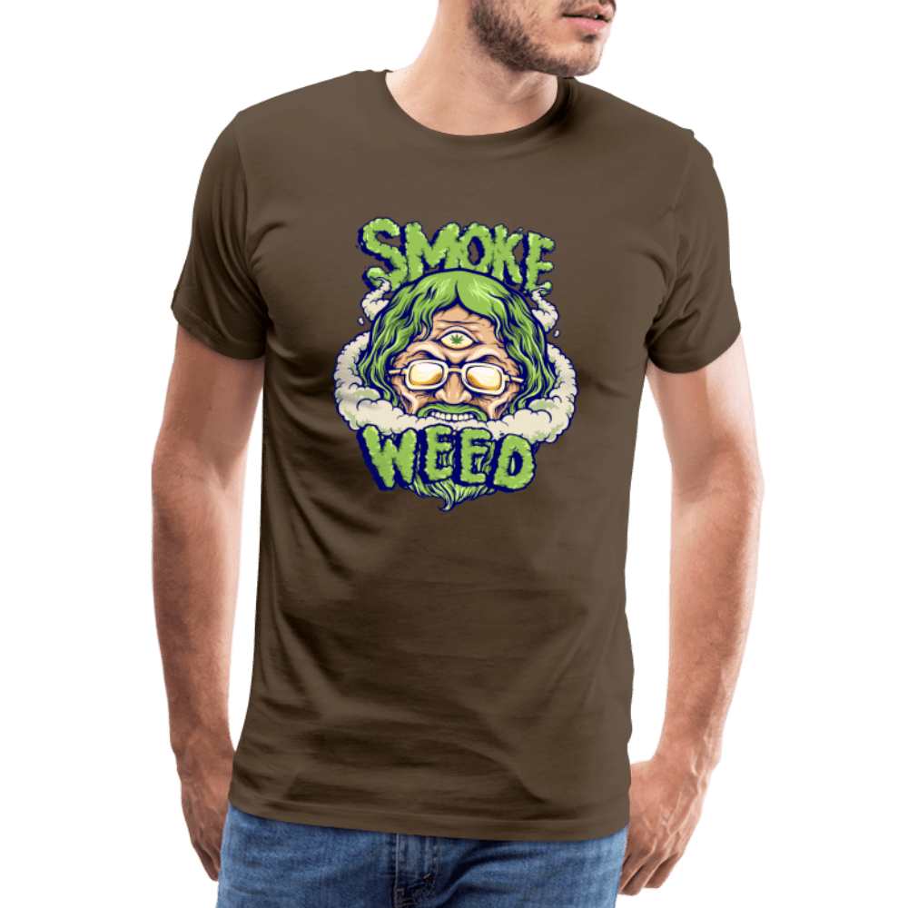 God Smoke Weed Herren Cannabis T-Shirt - Cannabis Merch