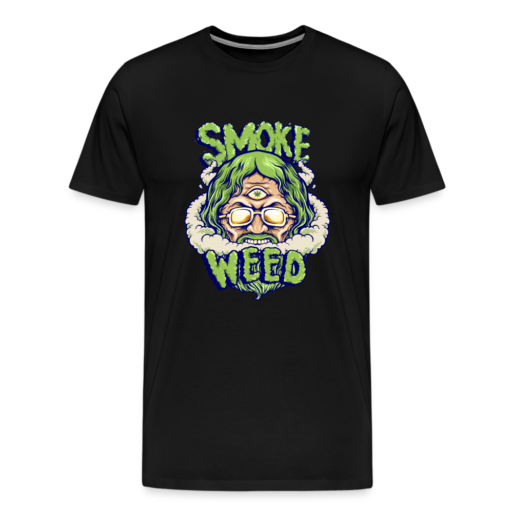 God Smoke Weed Herren Cannabis T-Shirt - Cannabis Merch