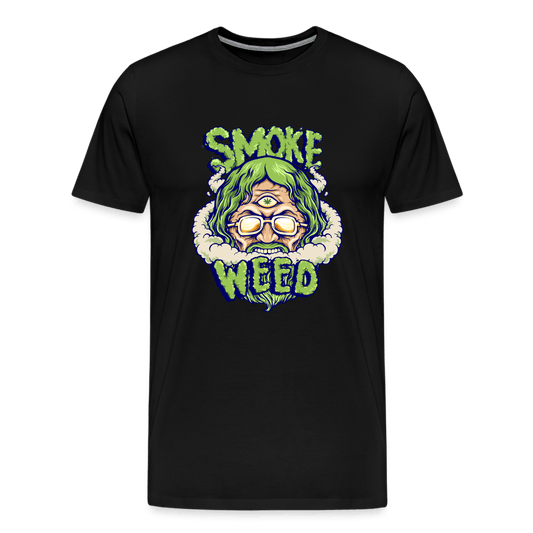 God Smoke Weed Herren Cannabis T-Shirt - Cannabis Merch