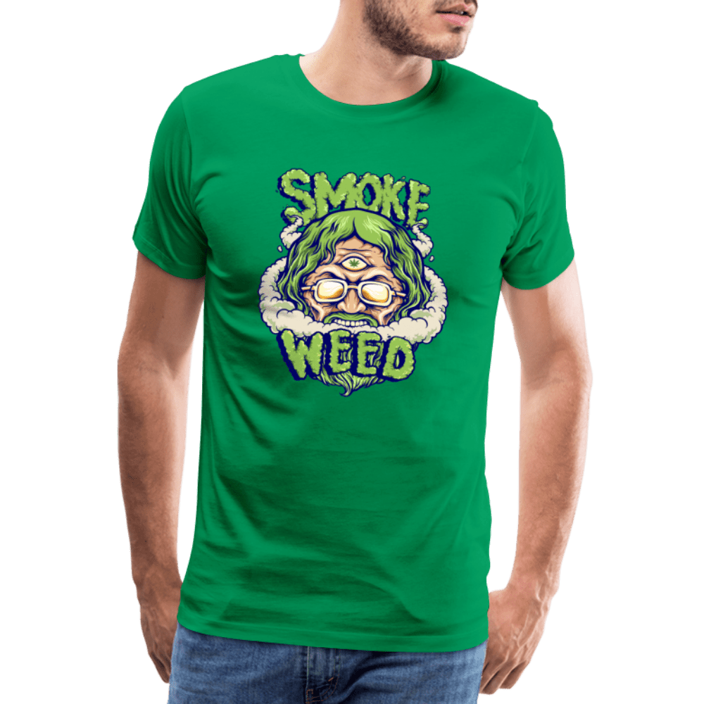 God Smoke Weed Herren Cannabis T-Shirt - Cannabis Merch