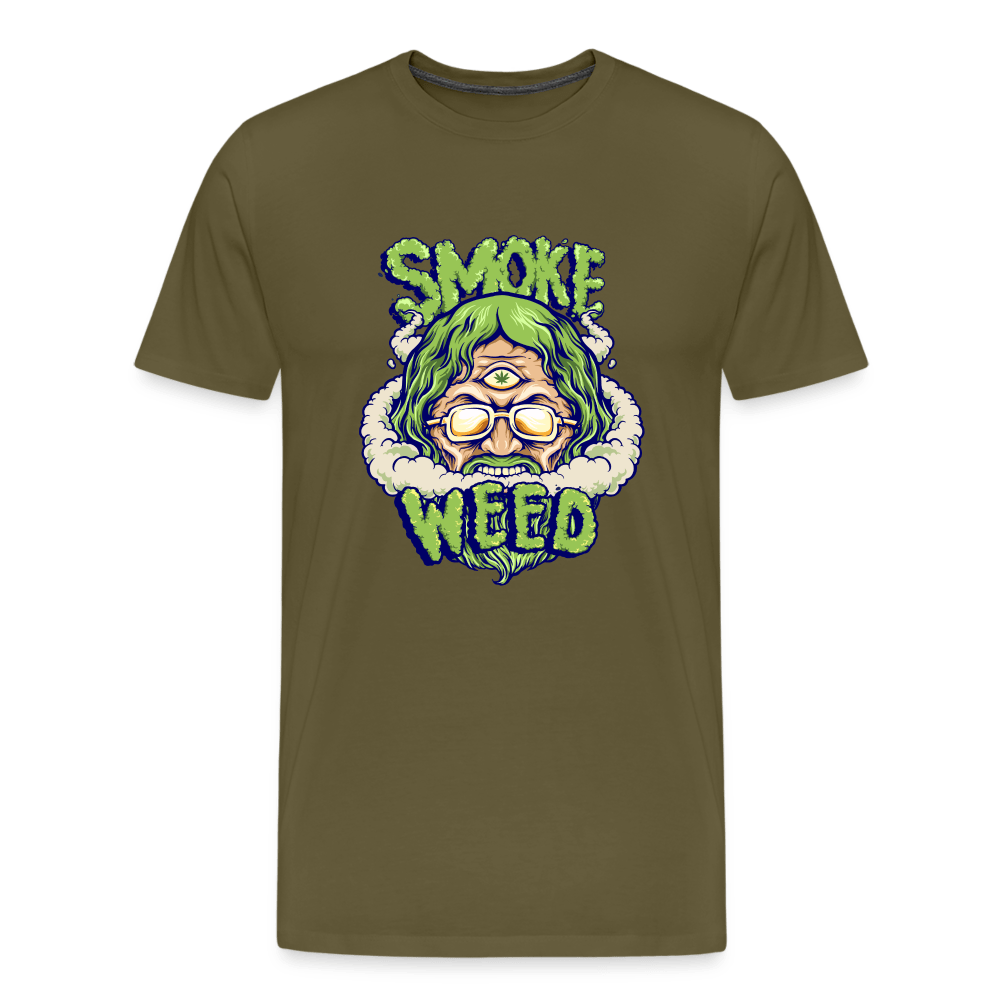 God Smoke Weed Herren Cannabis T-Shirt - Cannabis Merch