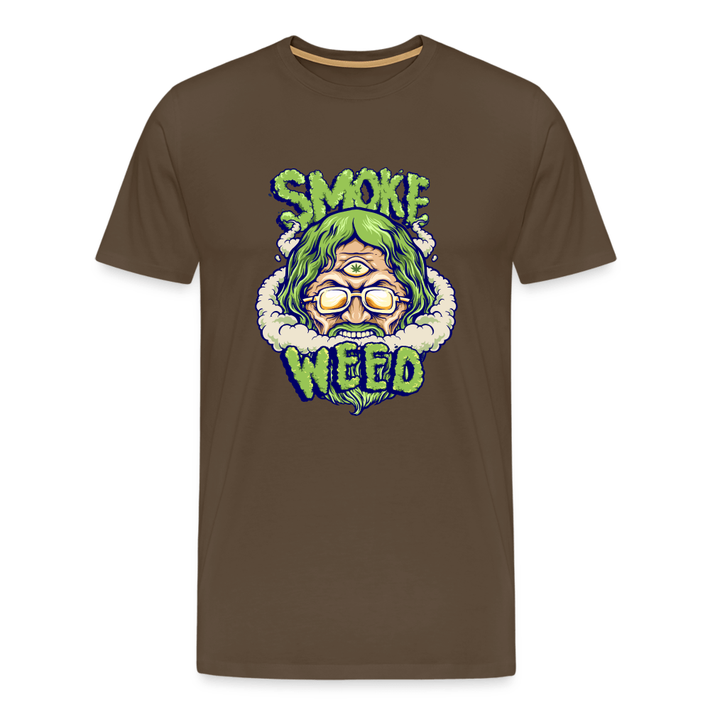 God Smoke Weed Herren Cannabis T-Shirt - Cannabis Merch