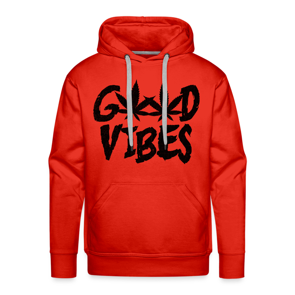 Good Vibes Black Weed Herren Cannabis Hoodie - Cannabis Merch