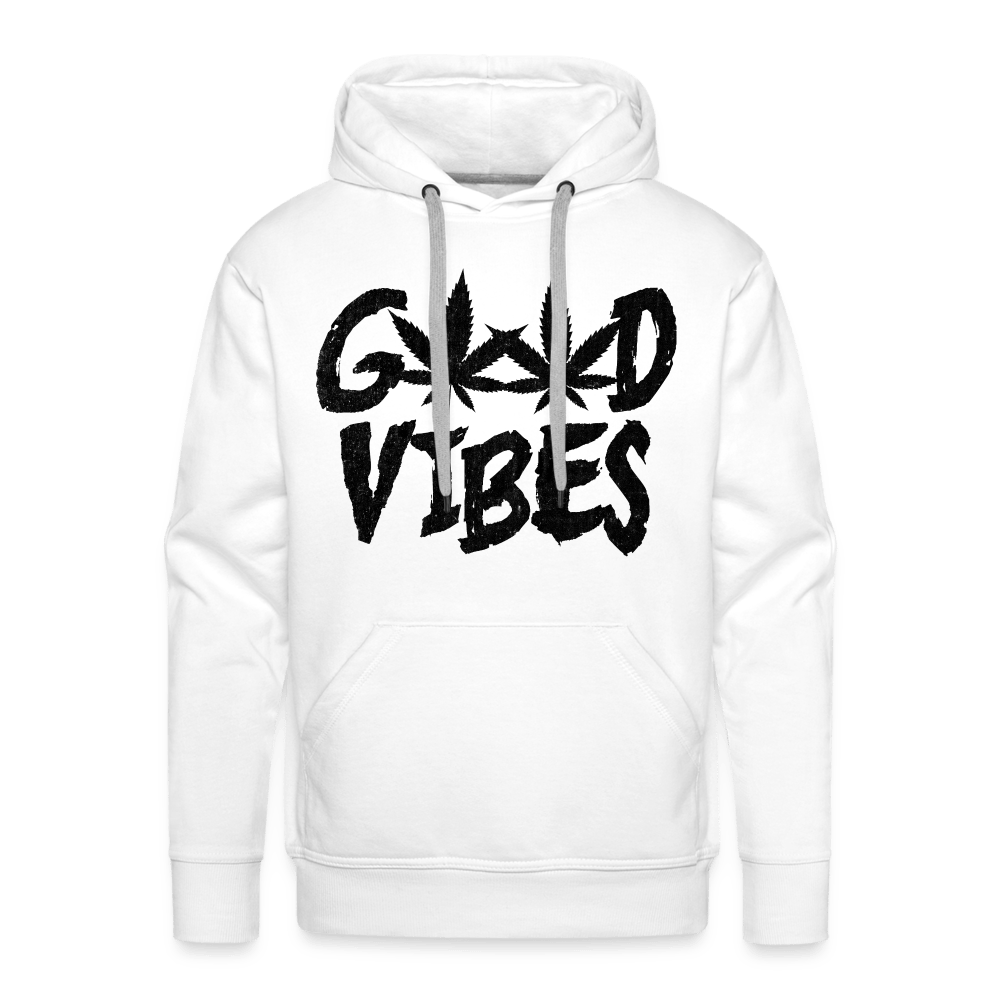 Good Vibes Black Weed Herren Cannabis Hoodie - Cannabis Merch