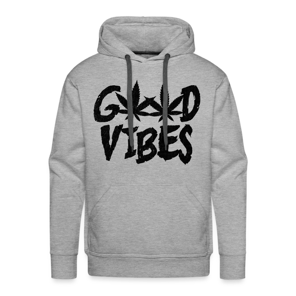 Good Vibes Black Weed Herren Cannabis Hoodie - Cannabis Merch