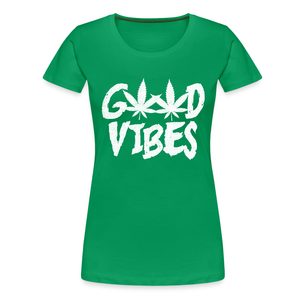 Good Vibes Weed Damen T-Shirt - Cannabis Merch
