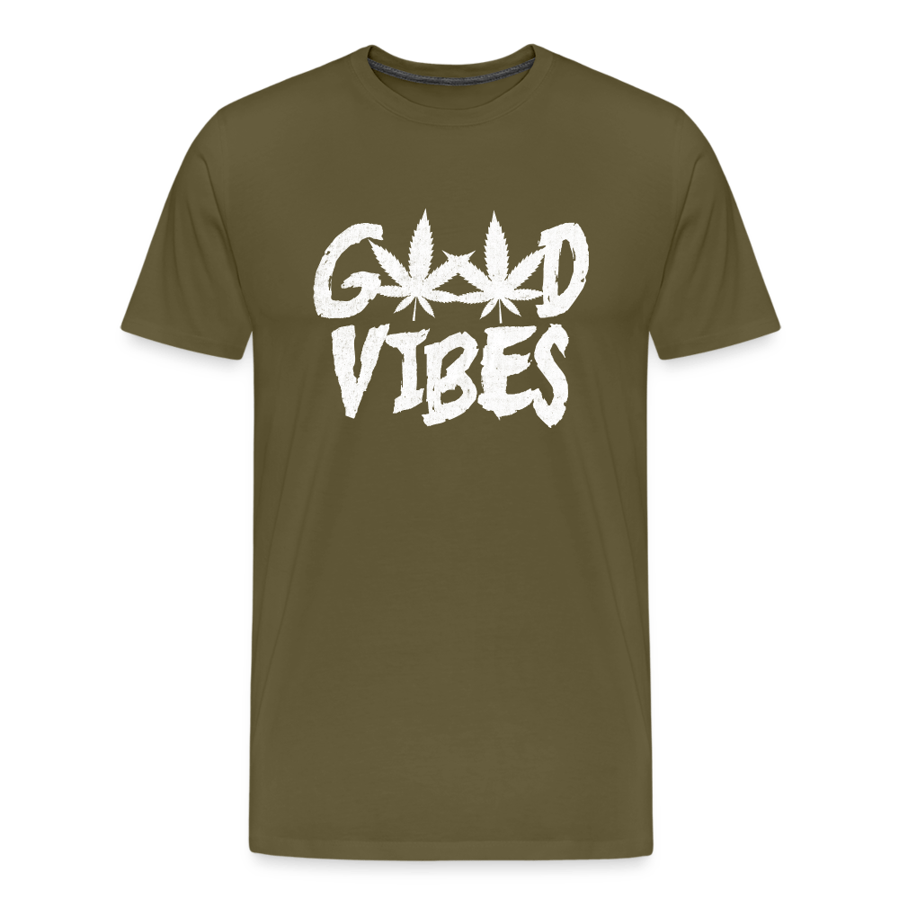 Good Vibes Weed Herren Cannabis T-Shirt - Cannabis Merch