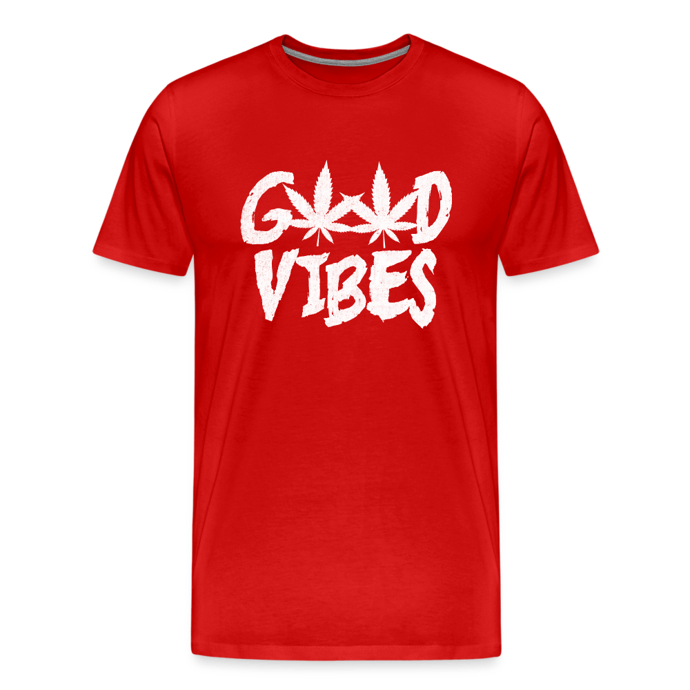 Good Vibes Weed Herren Cannabis T-Shirt - Cannabis Merch